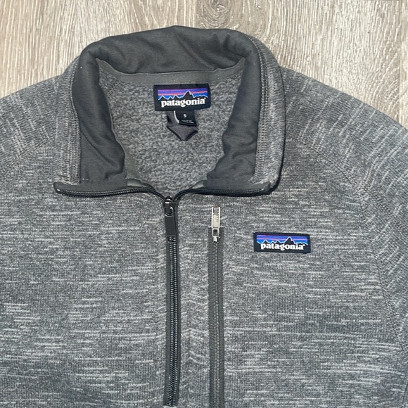 Patagonia women’s size small better sweater quarter zip in gray  pull over - Picture 2 of 8